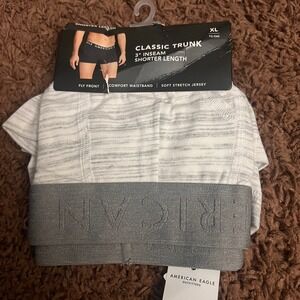 American Eagle Classic Trunk Underwear 3" Inseam Shorter Length  Size XL NWT‎
